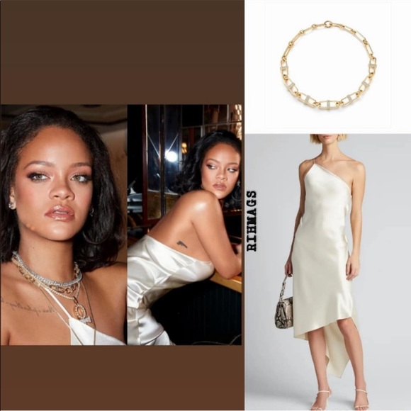 Deveaux Guinevere one shoulder satin dress - Picture 2 of 7